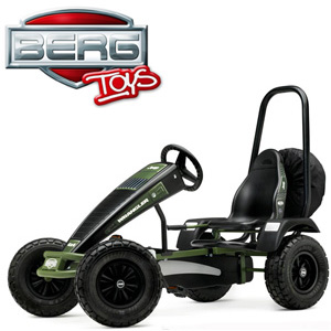 Jeep Pedal Go-kart by Berg Toys, excellent on rough terrain.